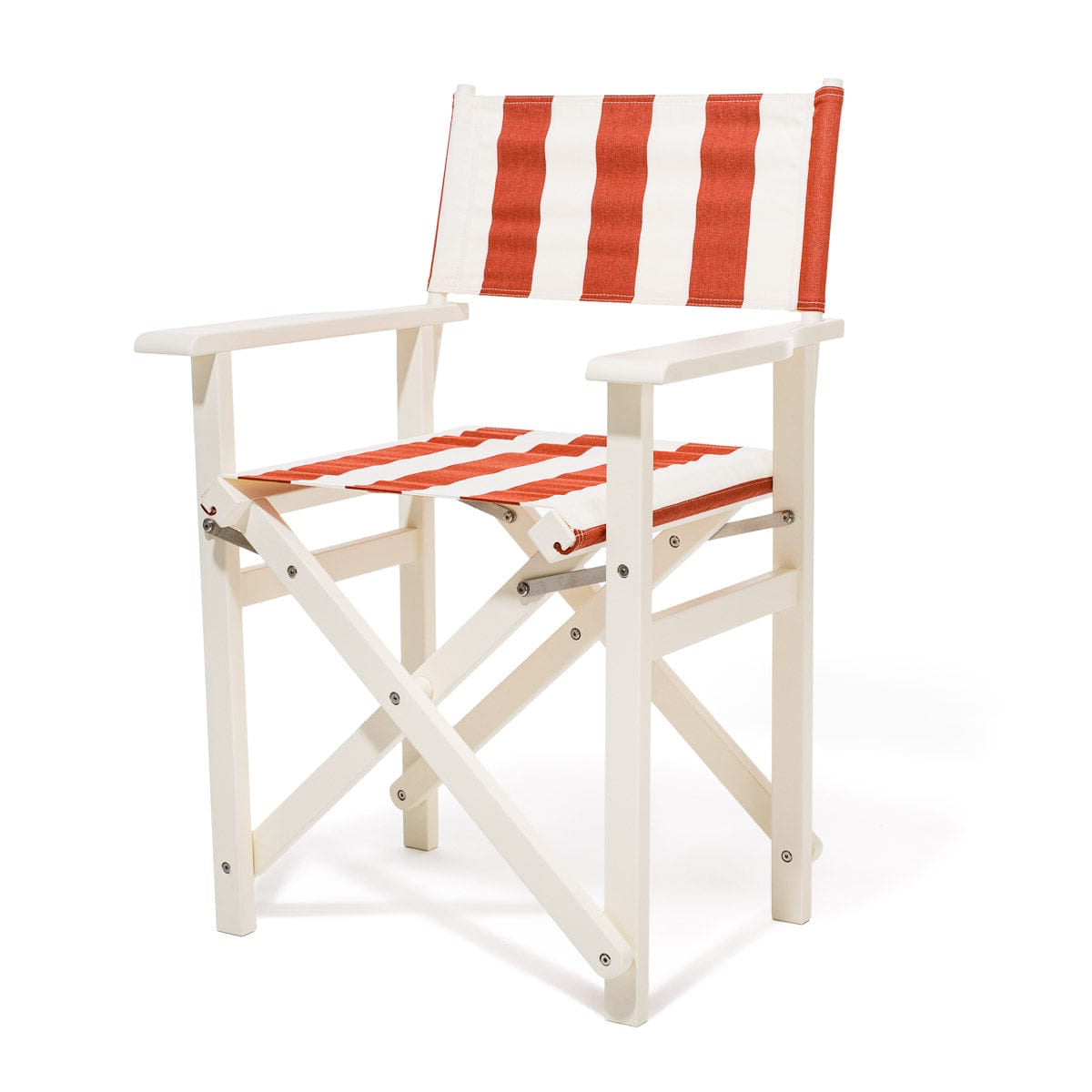 Product image of The Directors Chair - Table Height - Acacia White - Crew Le Sirenuse Stripe Directors Chair Business & Pleasure Co.
