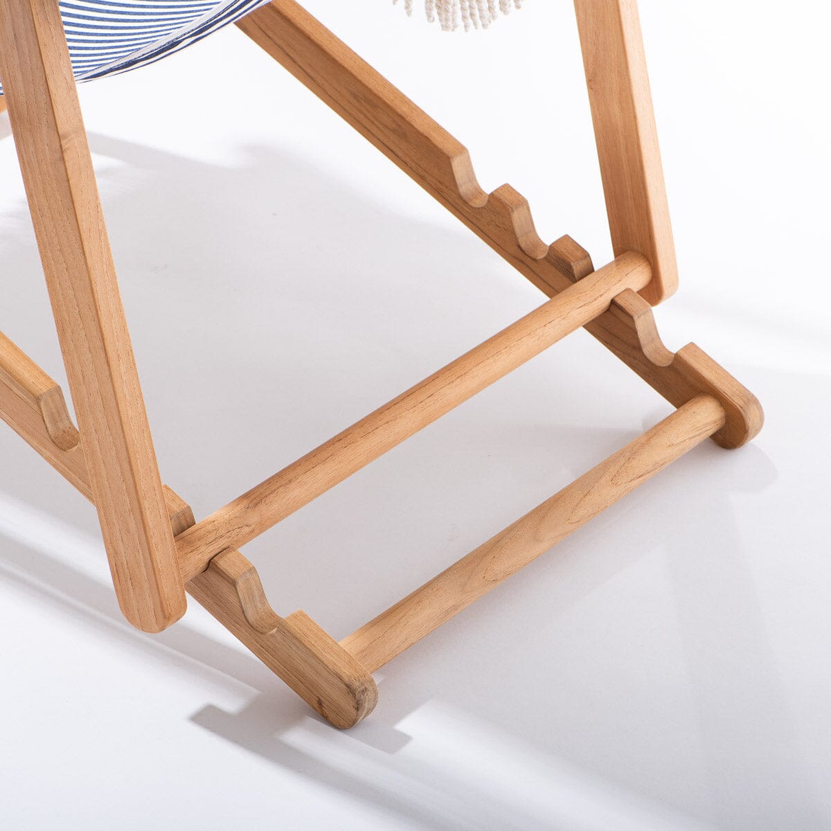 The Sling Chair - Lauren's Navy Stripe Sling Chair Business & Pleasure Co.