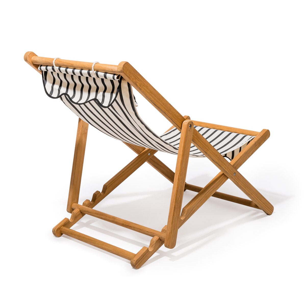 The Sling Chair - Monaco Black Stripe Sling Chair Business & Pleasure Co 