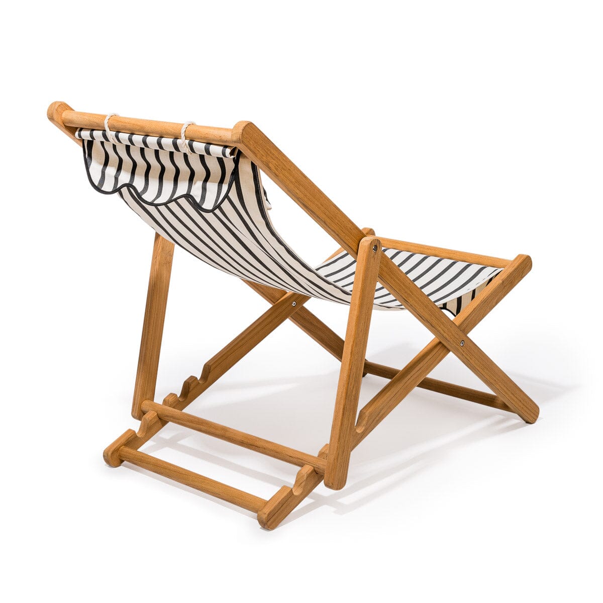 The Sling Chair - Monaco Black Stripe Sling Chair Business & Pleasure Co