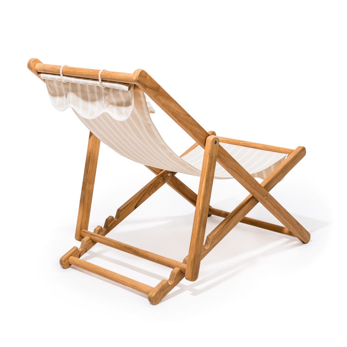 The Sling Chair - Monaco Natural Stripe Sling Chair Business & Pleasure Co 