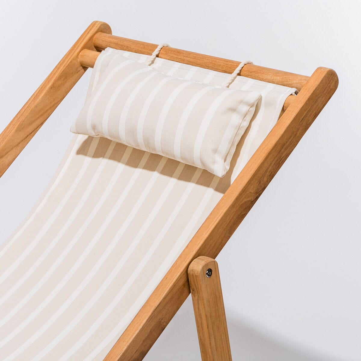 The Sling Chair - Monaco Natural Stripe Sling Chair Business & Pleasure Co