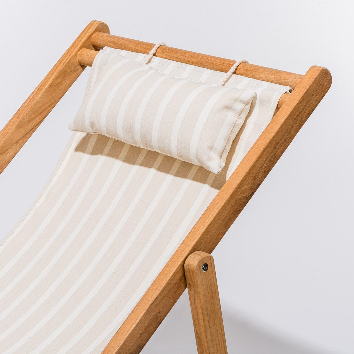 The Sling Chair - Monaco Natural Stripe Sling Chair Business & Pleasure Co 
