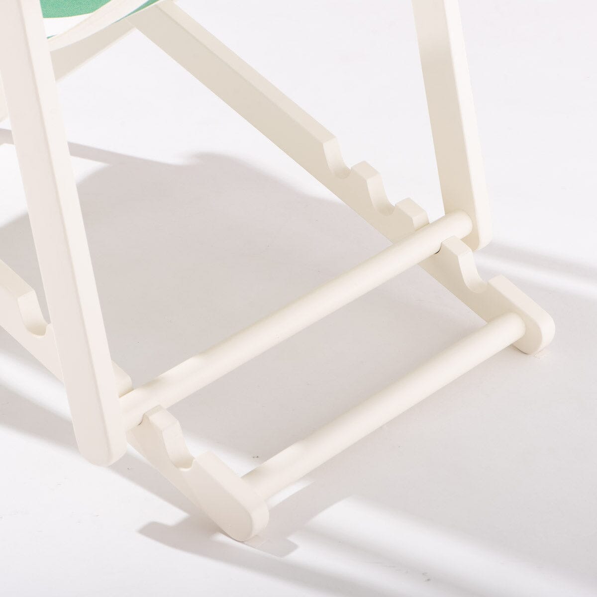 The Sling Chair - Acacia White - Crew Canyon Green Stripe Sling Chair Business & Pleasure Co.
