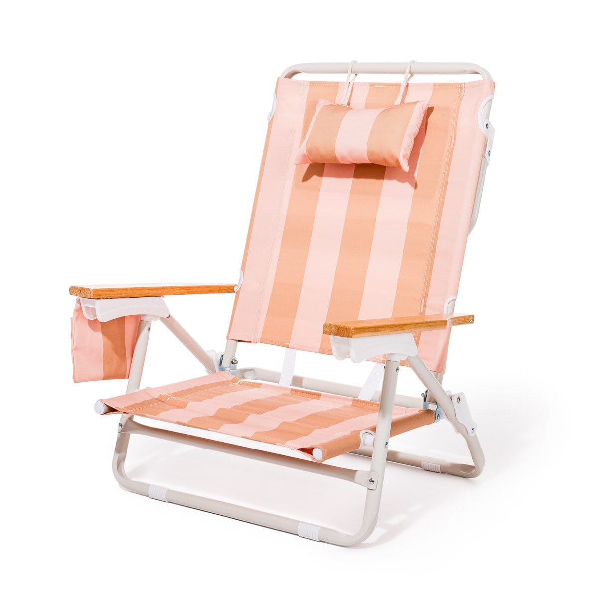 Product image of The Holiday Tommy Chair - 70's Sand Stripe Holiday Tommy Chair Business & Pleasure Co.