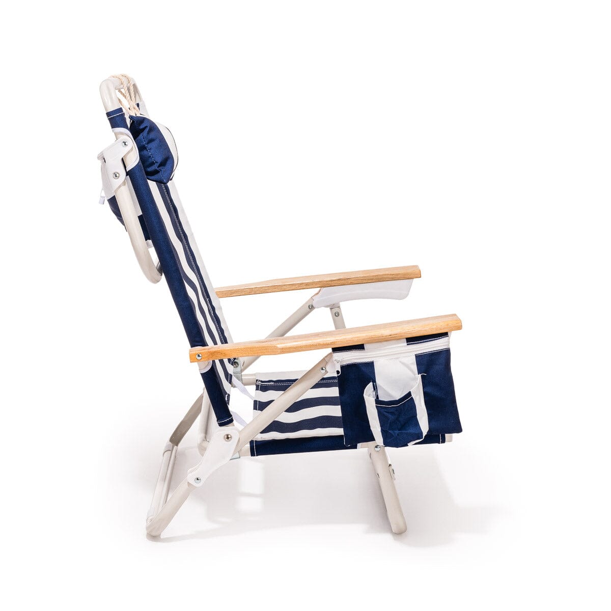The Holiday Tommy Chair - Navy Capri Stripe Holiday Tommy Chair Business & Pleasure Co 