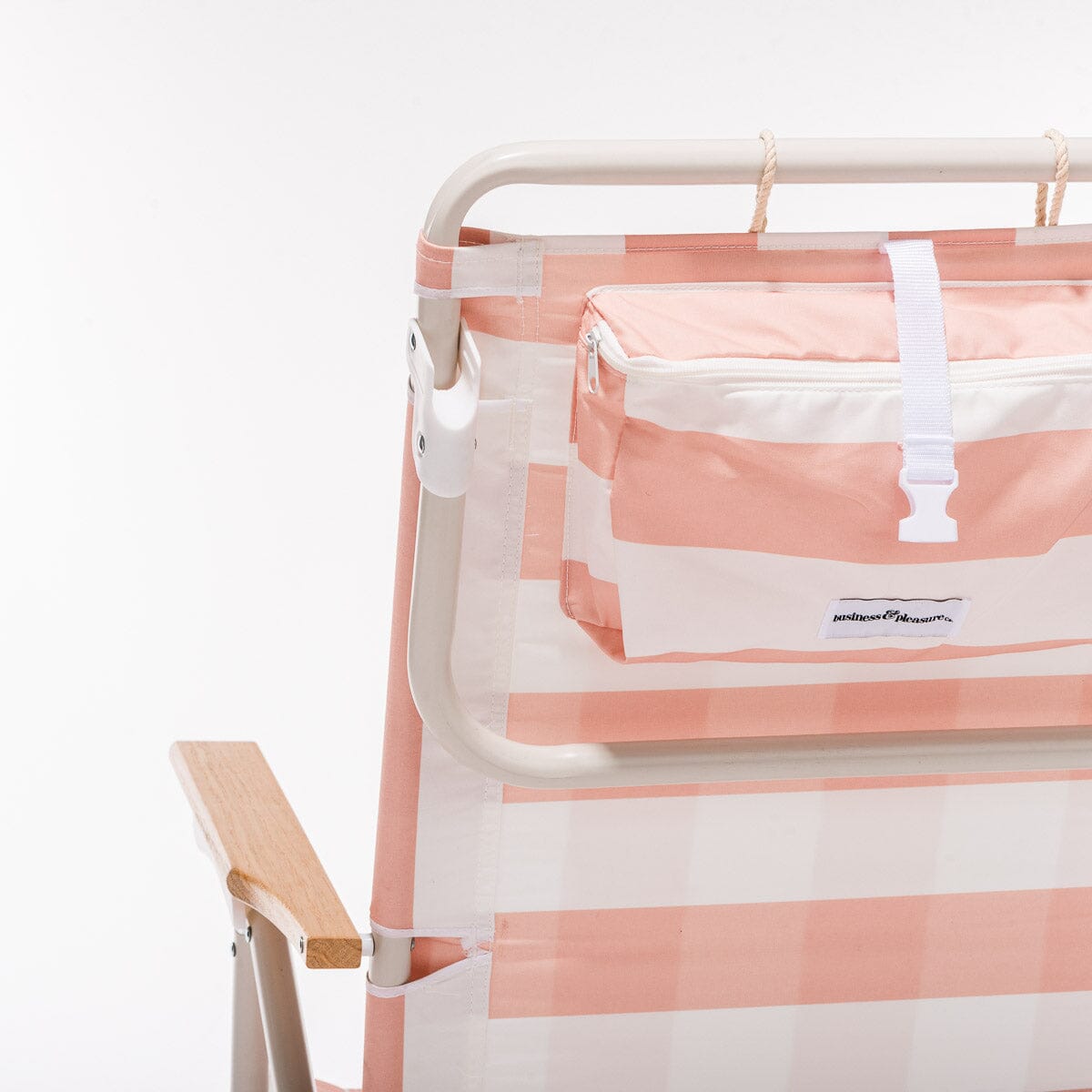 The Holiday Tommy Chair - Pink Capri Stripe Holiday Tommy Chair Business & Pleasure Co 
