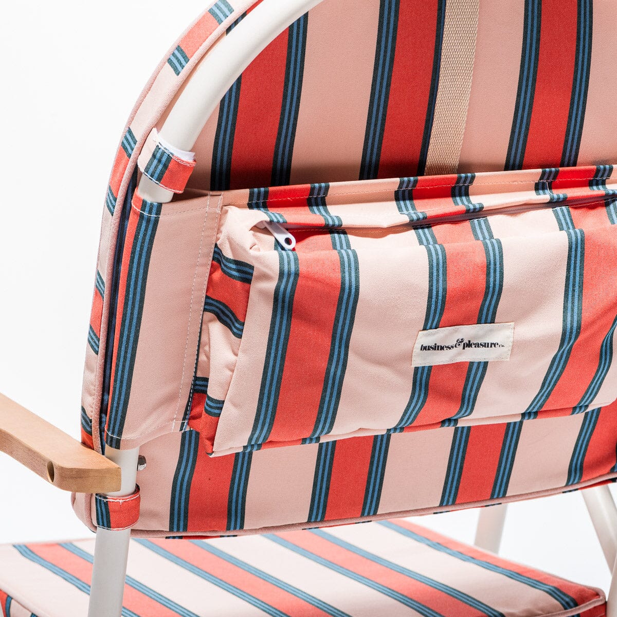 The Pam Chair - Bistro Dusty Pink Stripe Pam Chair Business & Pleasure Co