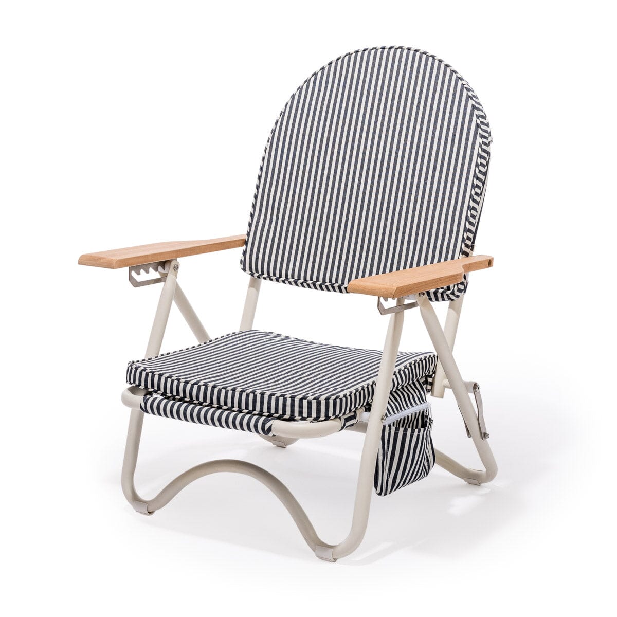 The Pam Chair - Laurens Navy Stripe Pam Chair Business & Pleasure Co 