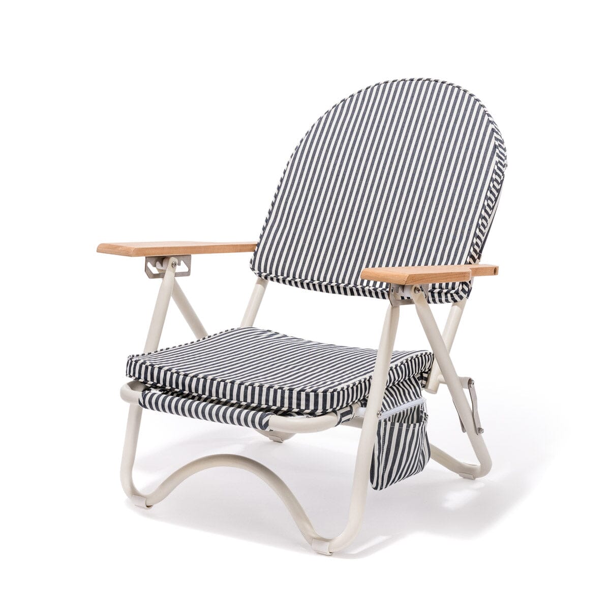 The Pam Chair - Lauren's Navy Stripe Pam Chair Business & Pleasure Co.