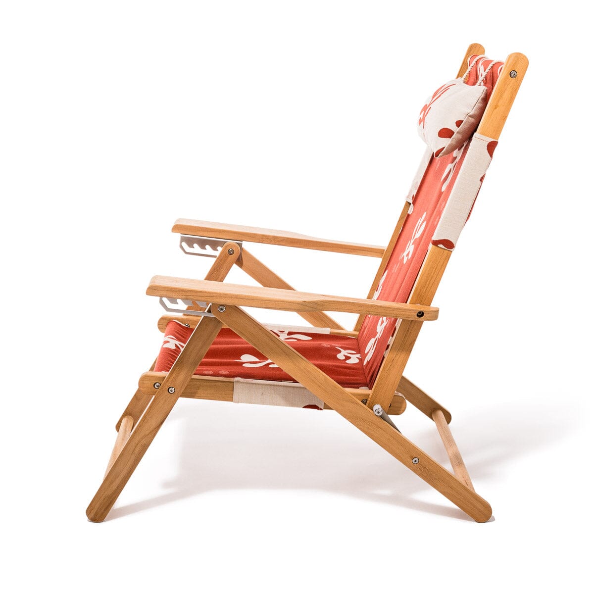 The Tommy Chair - Teak Natural - Benoît Le Sirenuse Jacquard Tommy Chair Business & Pleasure Co.