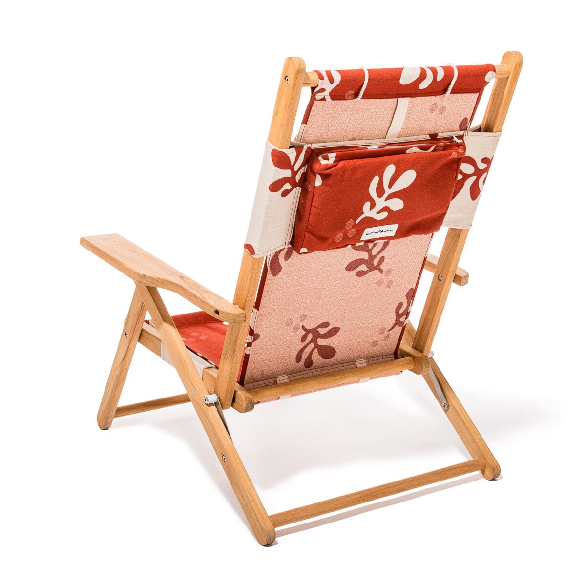 The Tommy Chair - Teak Natural - Benoît Le Sirenuse Jacquard Tommy Chair Business & Pleasure Co.