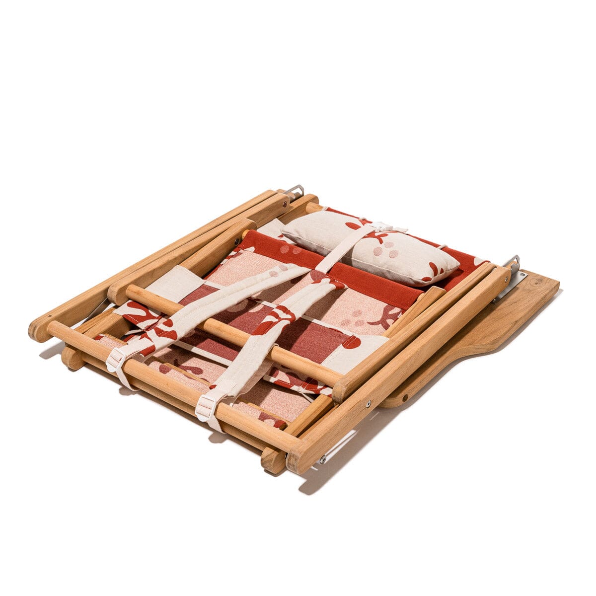 The Tommy Chair - Teak Natural - Benoît Le Sirenuse Jacquard Tommy Chair Business & Pleasure Co.