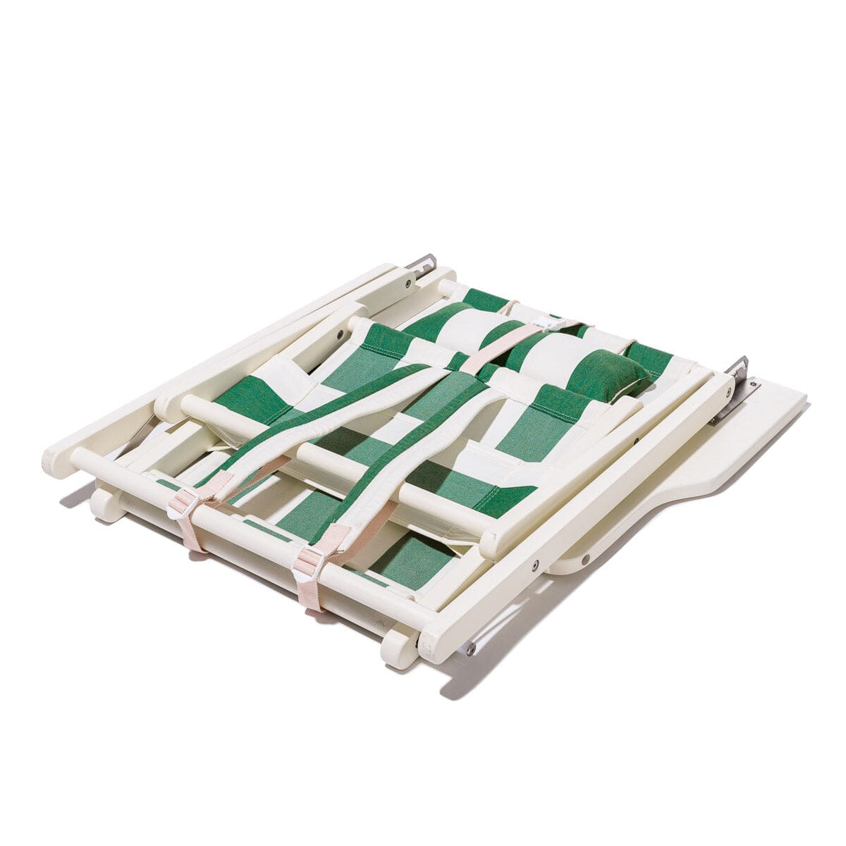 The Tommy Chair - Acacia White - Crew Canyon Green Stripe Tommy Chair Business & Pleasure Co.