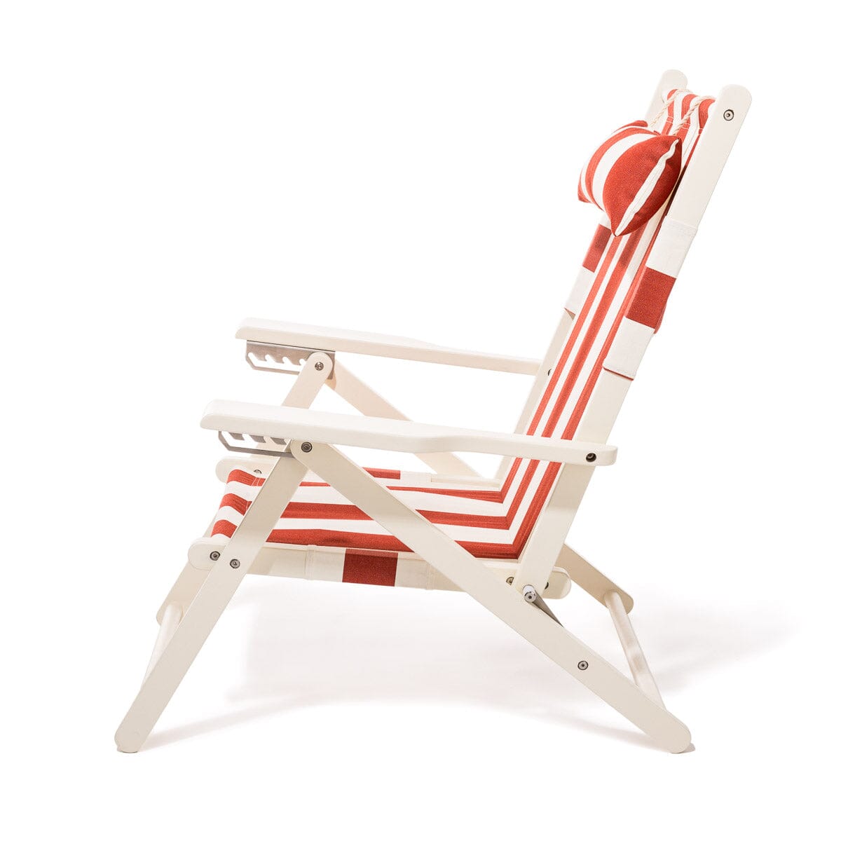 The Tommy Chair - Acacia White - Crew Le Sirenuse Stripe Tommy Chair Business & Pleasure Co.
