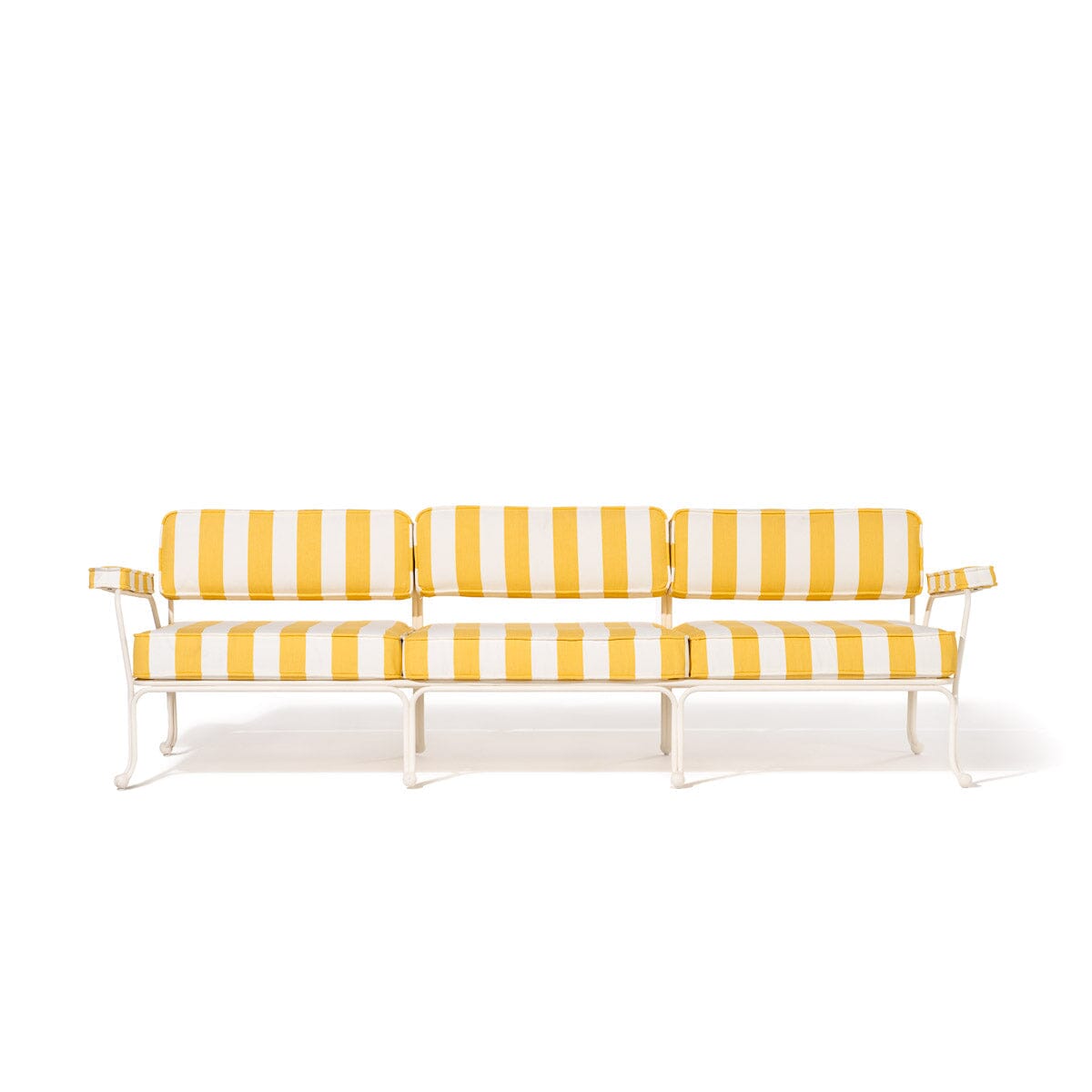 Product image of The Waterhouse Sofa Slip Cover Set - Crew Mimosa Yellow Stripe Waterhouse Sofa Slip Cover Business & Pleasure Co.