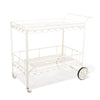 Swatch for The Al Fresco Bar Cart - Antique White