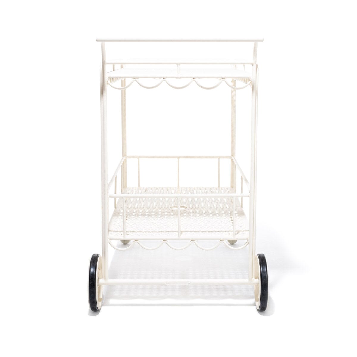 The Al Fresco Bar Cart - Antique White Al Fresco Bar Cart Business & Pleasure Co.