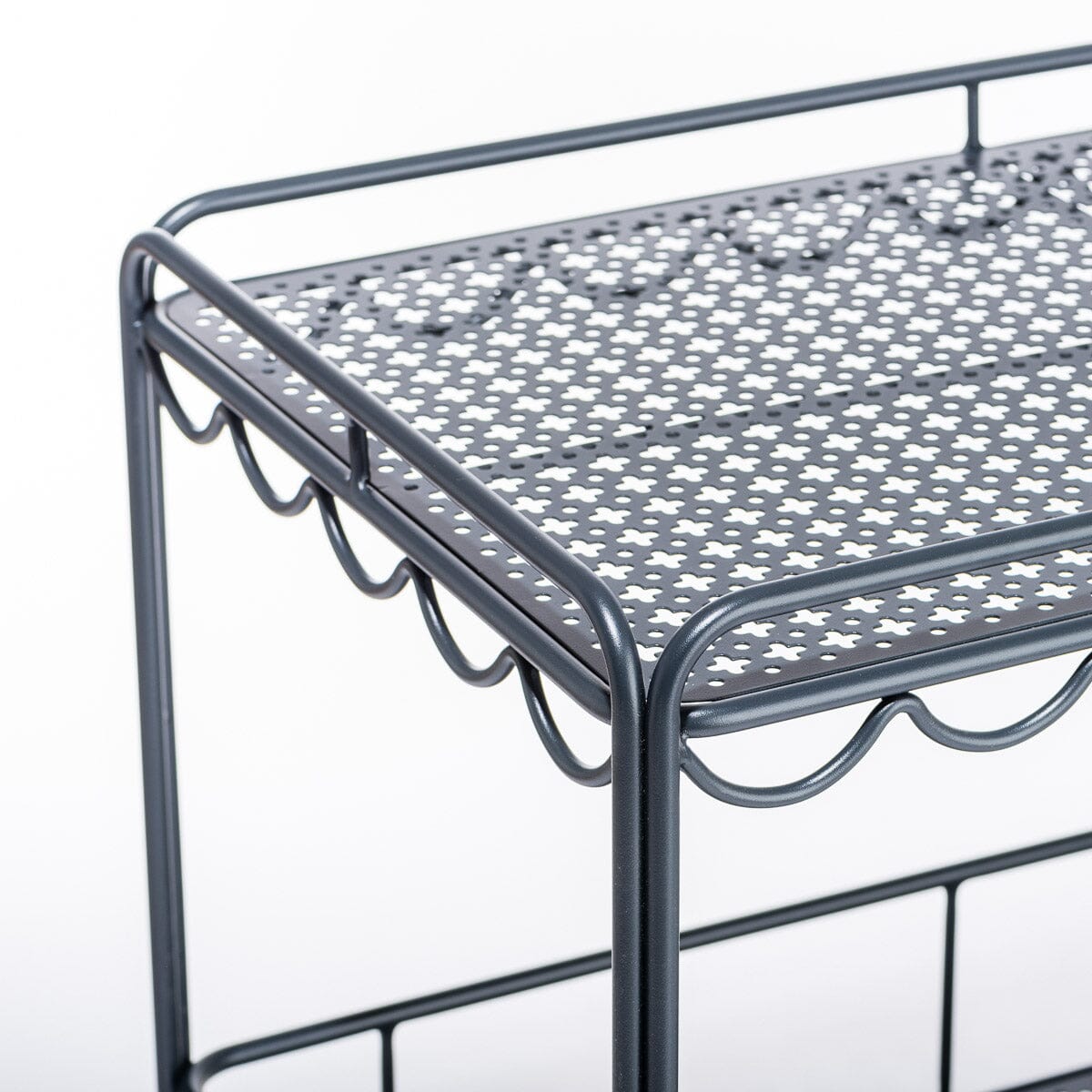 The Al Fresco Bar Cart - Vintage Black Al Fresco Bar Cart Business & Pleasure Co