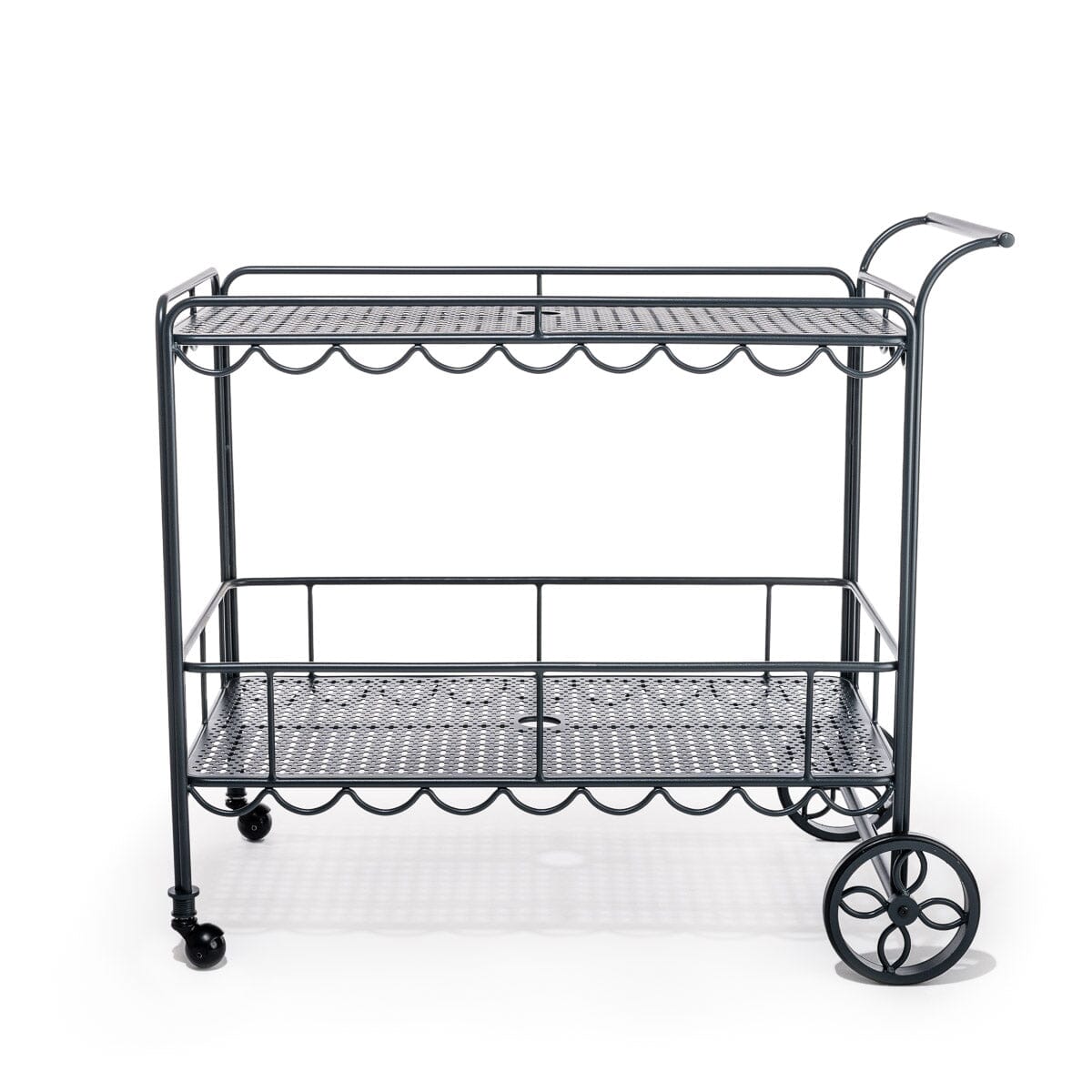 The Al Fresco Bar Cart - Vintage Black Al Fresco Bar Cart Business & Pleasure Co