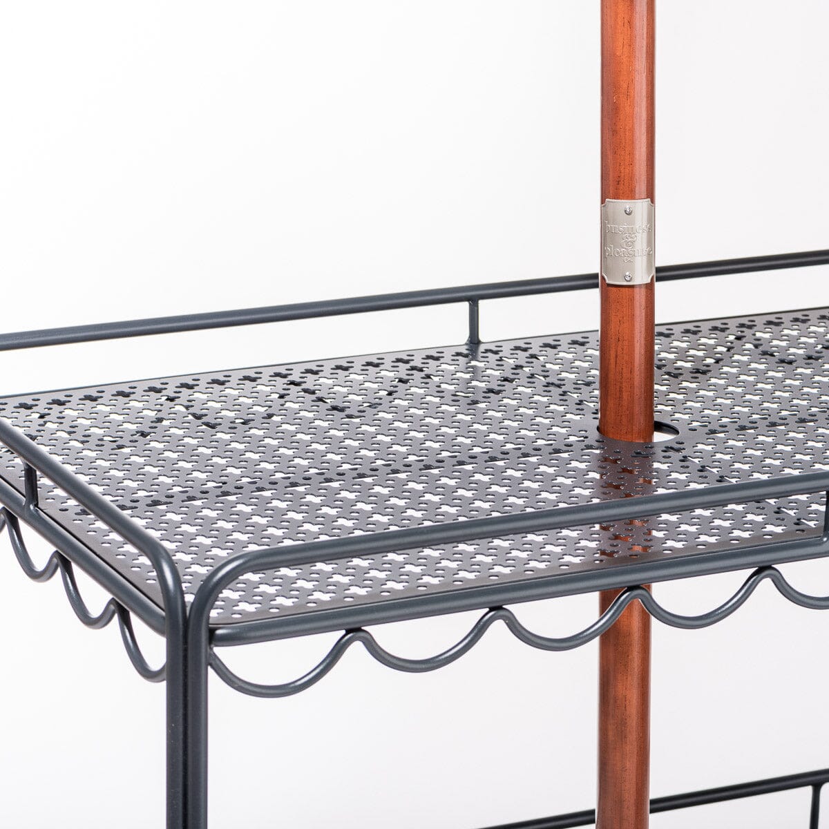The Al Fresco Bar Cart - Vintage Black Al Fresco Bar Cart Business & Pleasure Co