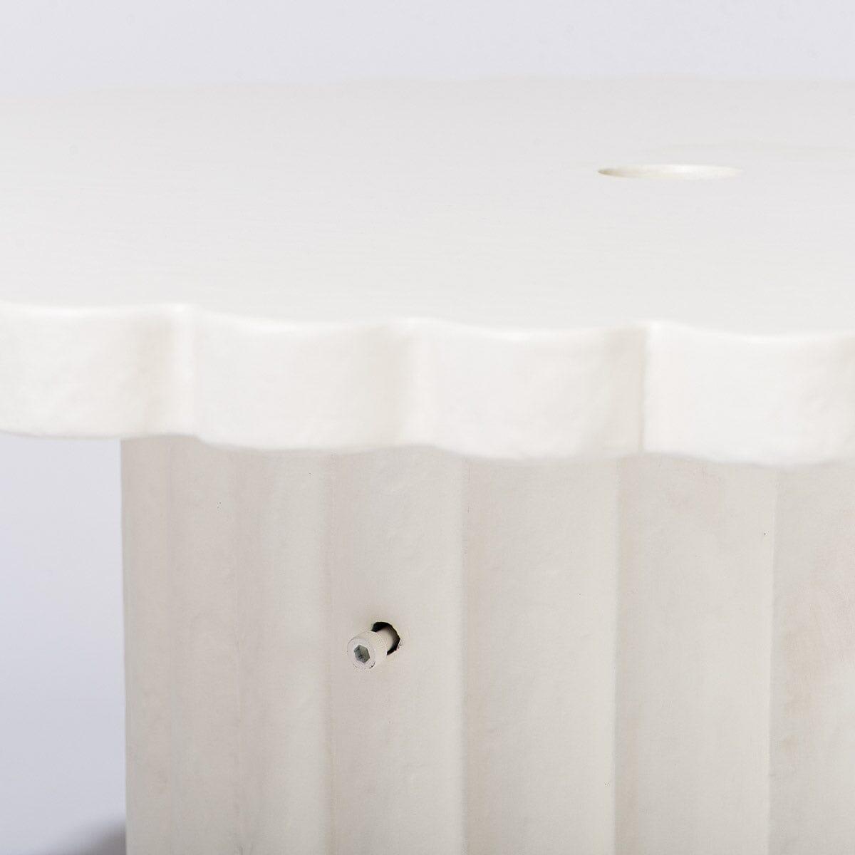 The Daisy Side Table - Antique White