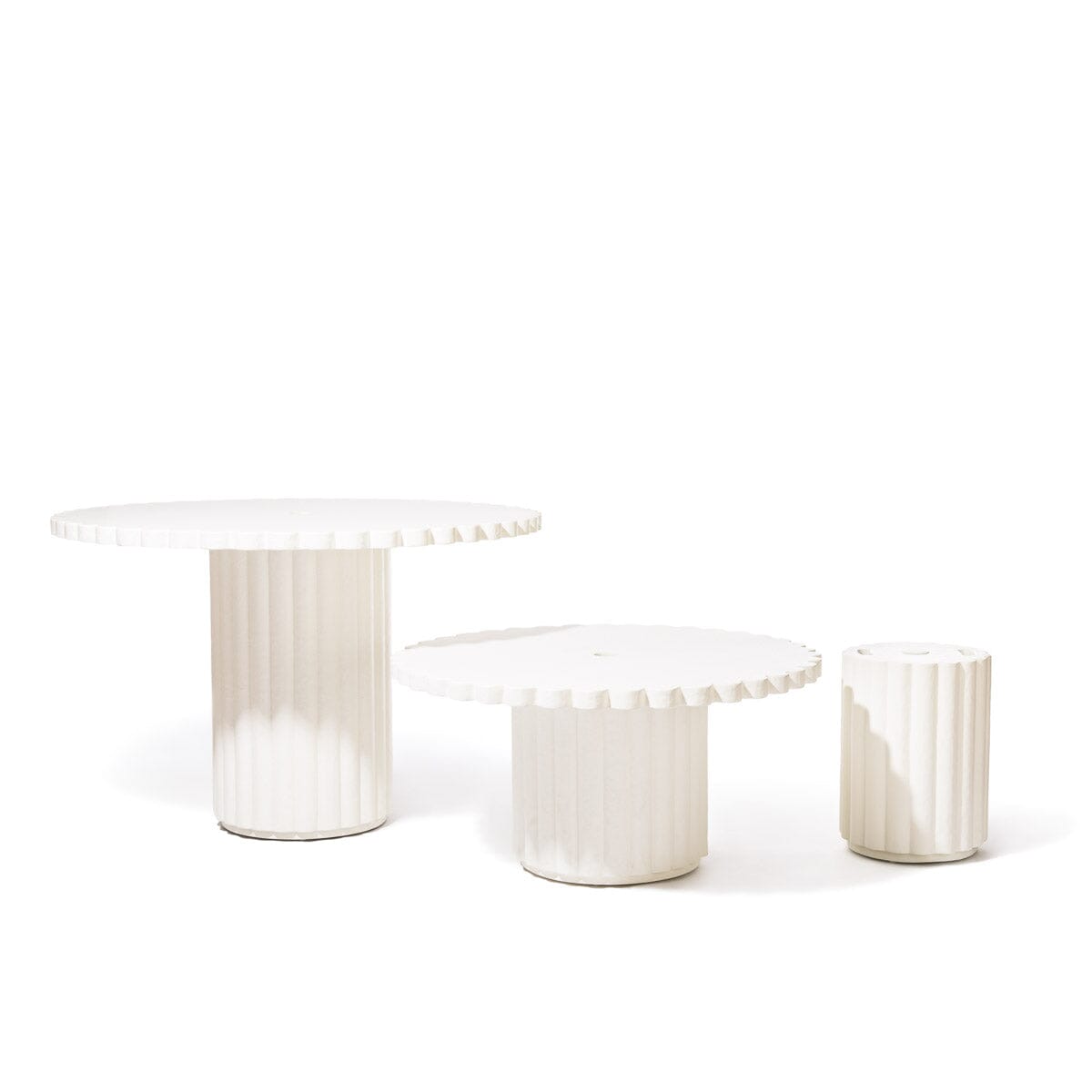 The Daisy Side Table - Antique White