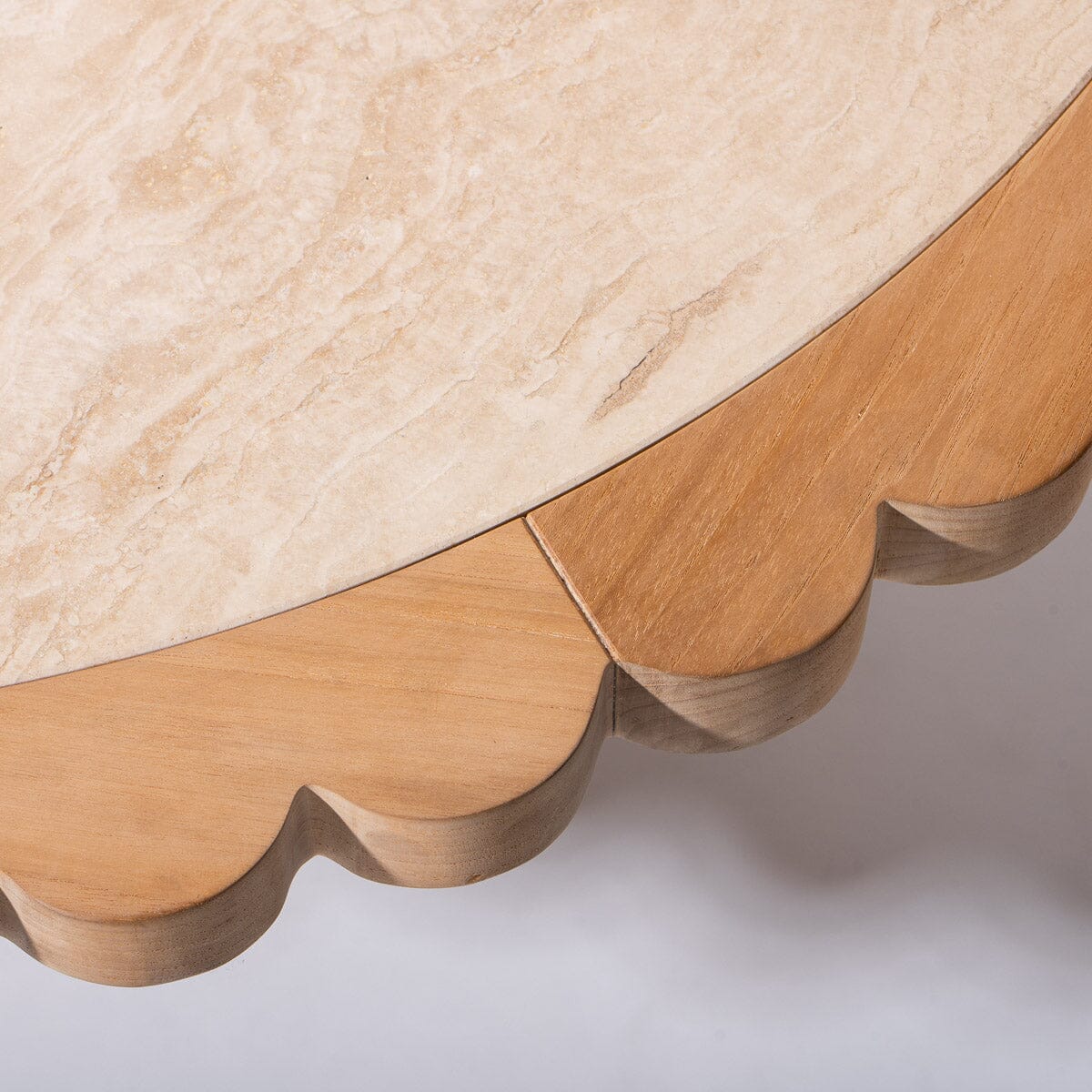 The Daisy Side Table - Teakwood Daisy Side Table Business & Pleasure Co.