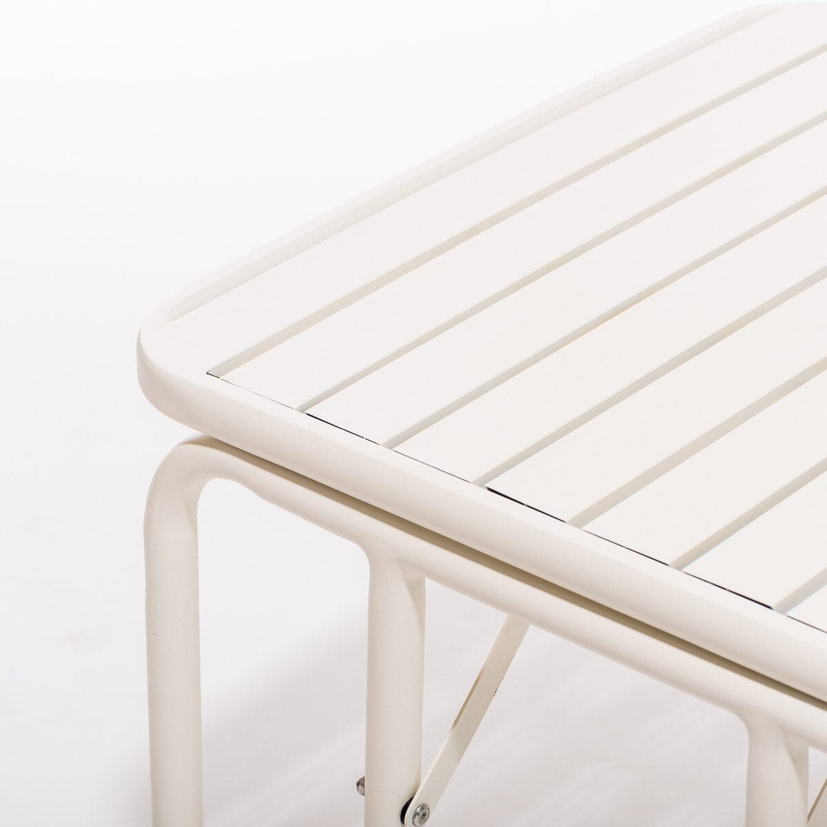 The Sunliner Side Table - Antique White Sunliner Side Table Business & Pleasure Co.