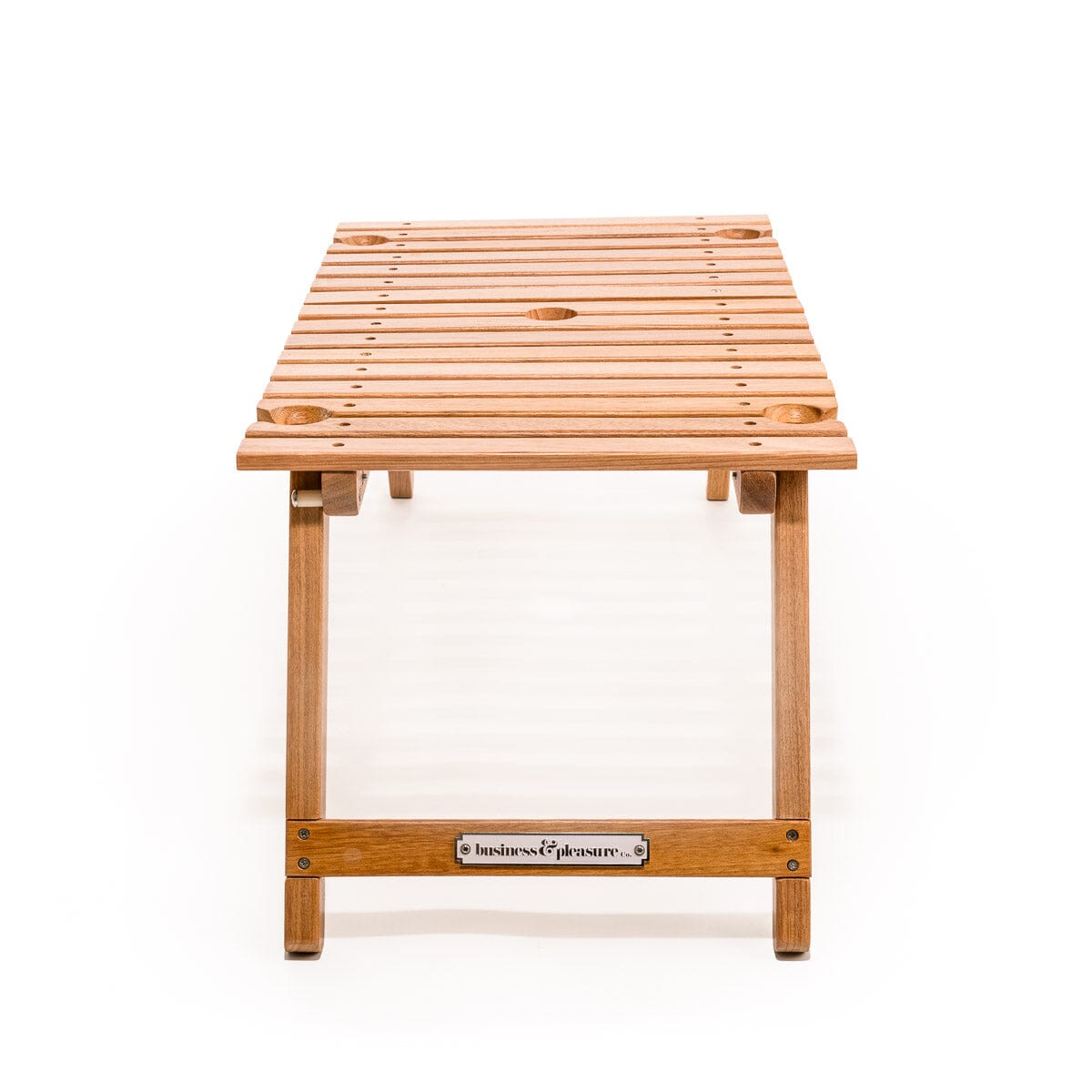The Folding Picnic Table - Teak Folding Table Business & Pleasure Co.