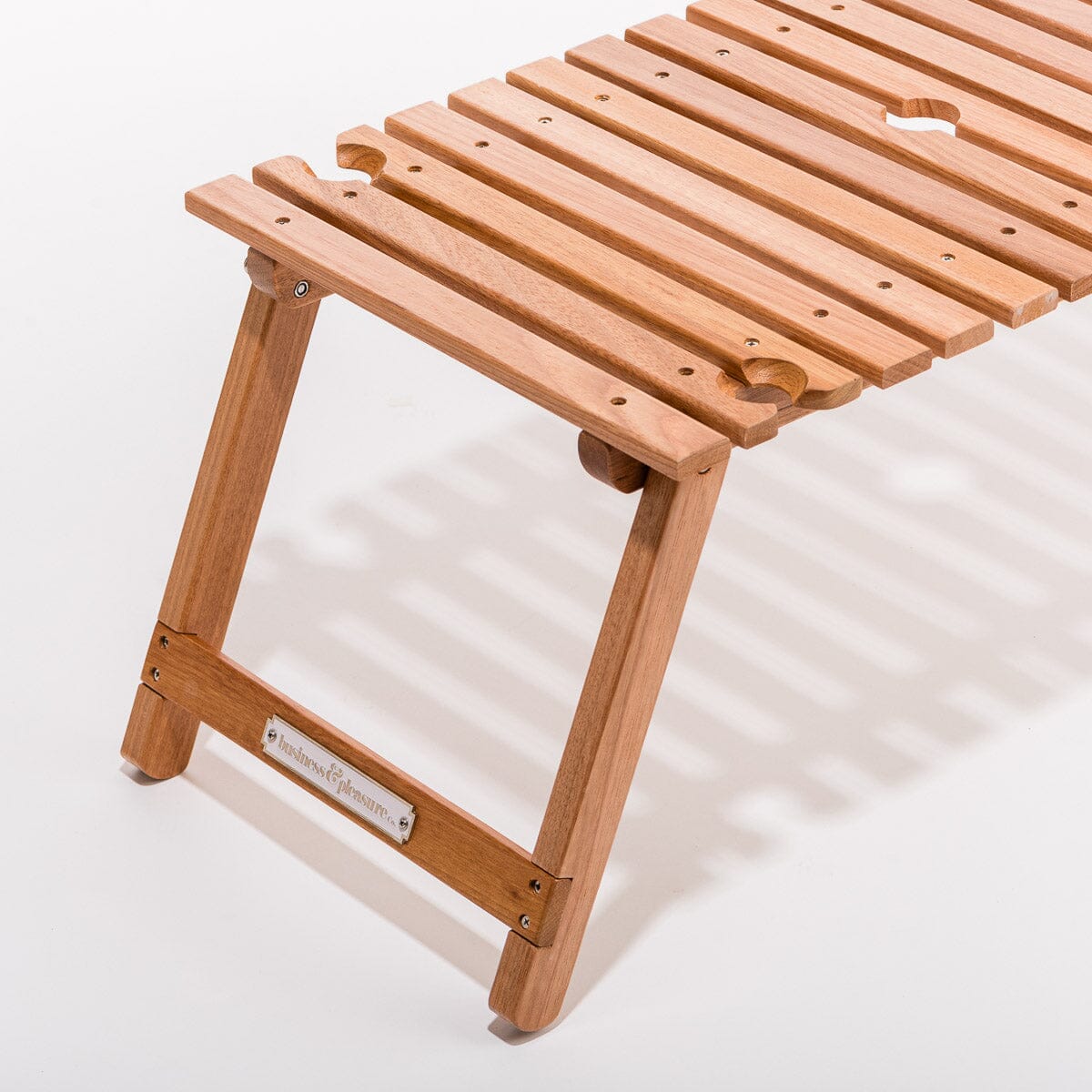 The Folding Picnic Table - Teak Folding Table Business & Pleasure Co.