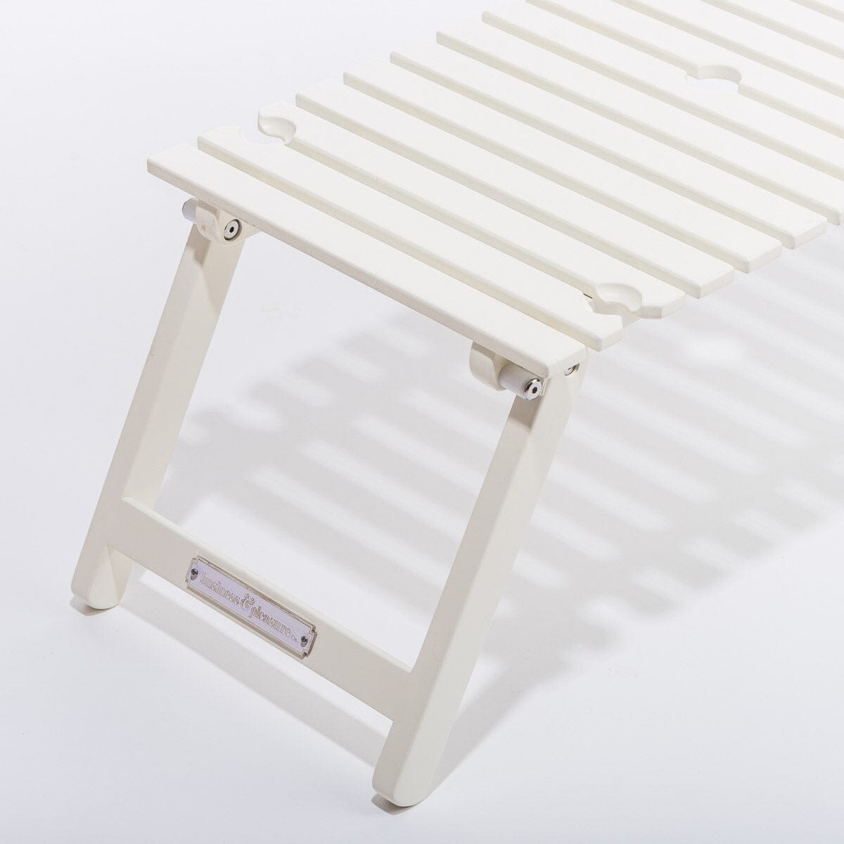 The Folding Picnic Table - Antique White Folding Table Business & Pleasure Co