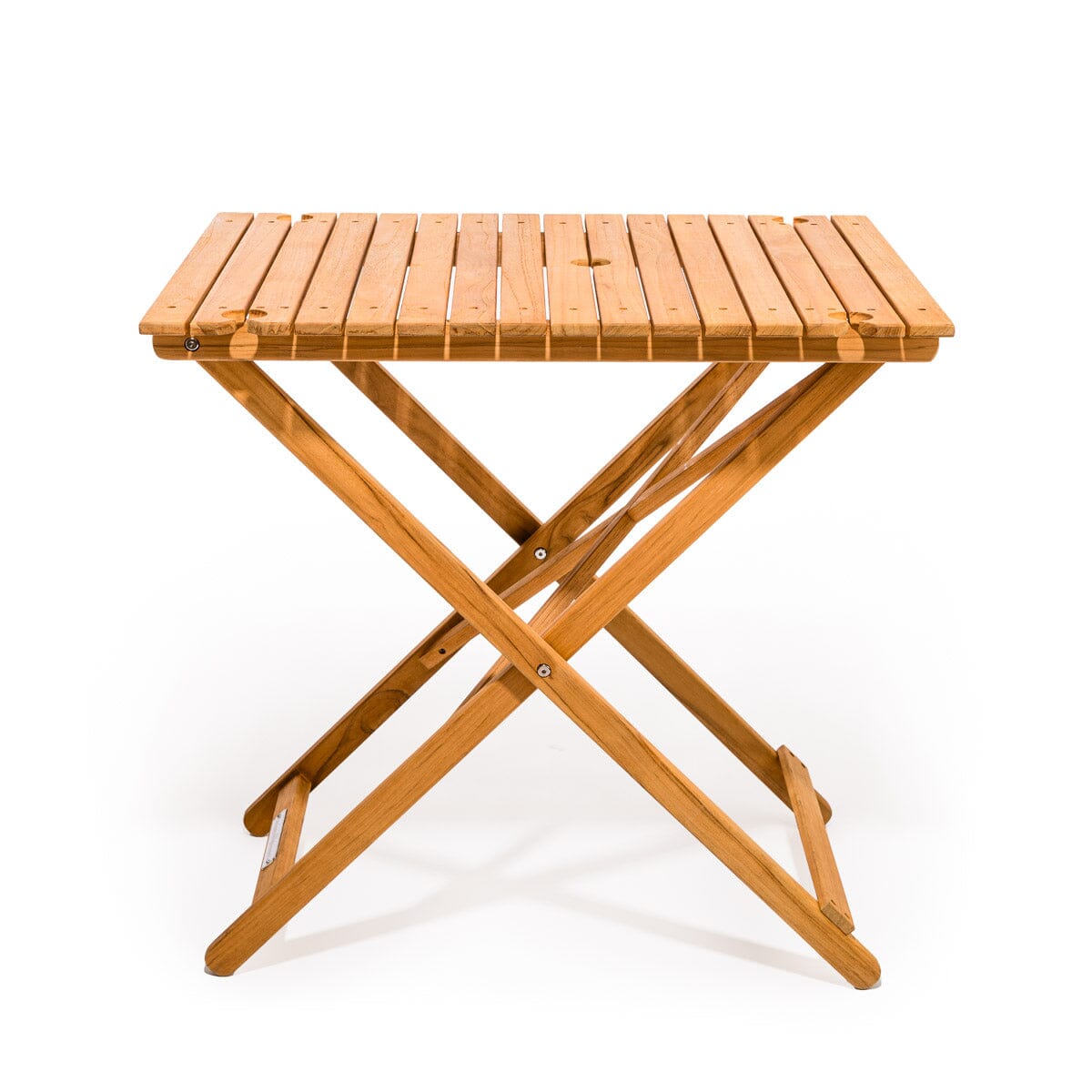 The Tall Folding Table - Teak Tall Folding Table Business & Pleasure Co.