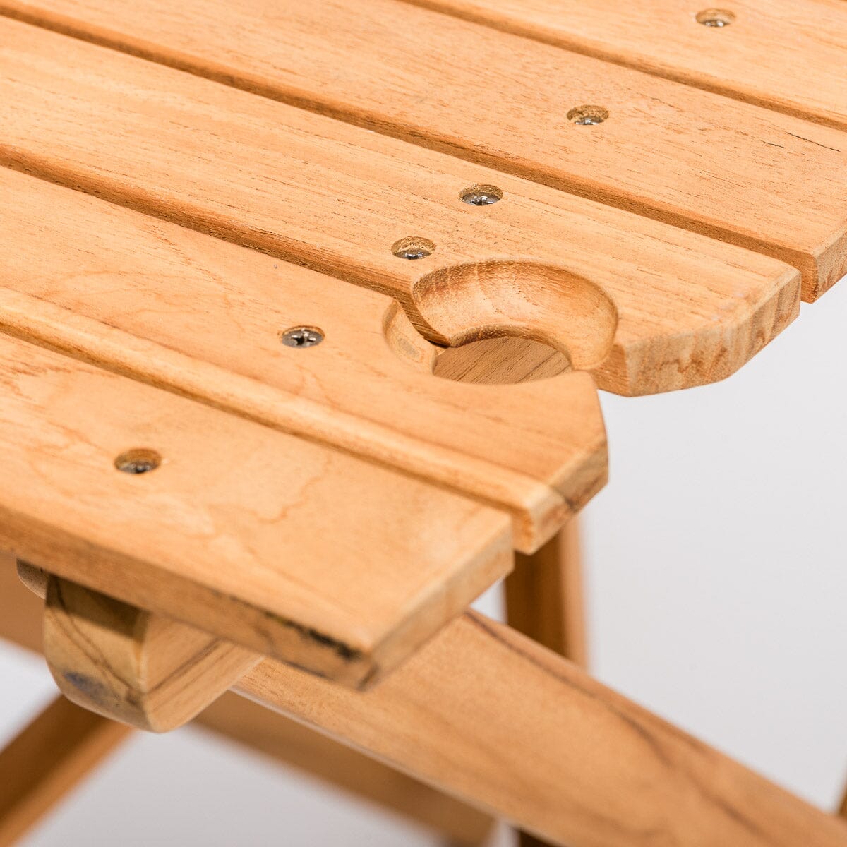 The Tall Folding Table - Teak Tall Folding Table Business & Pleasure Co.