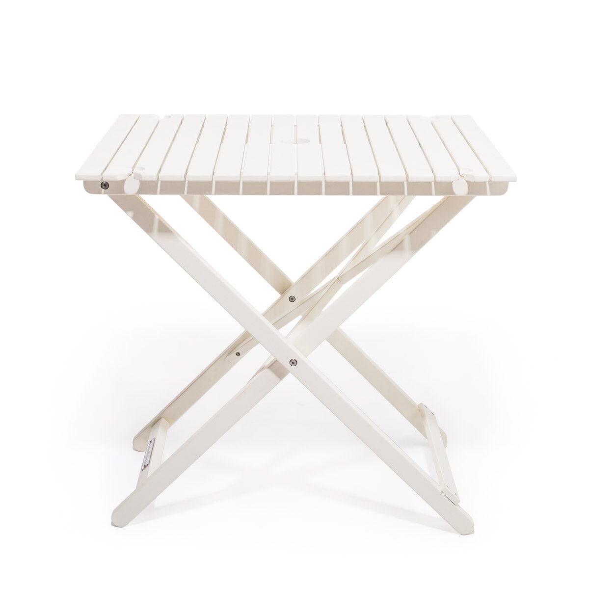 The Tall Folding Table - Antique White Tall Folding Table Business & Pleasure Co
