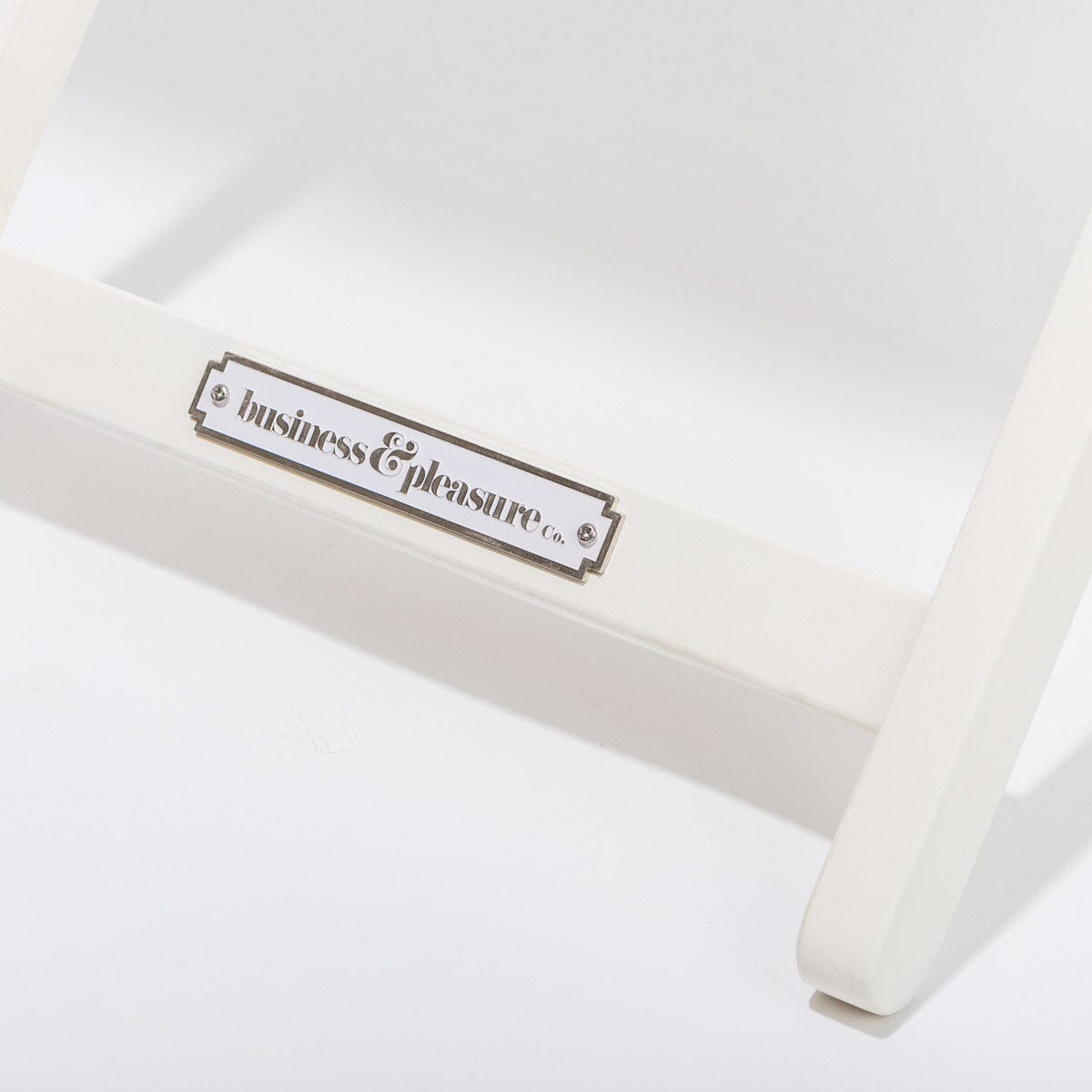 The Tall Folding Table - Antique White Tall Folding Table Business & Pleasure Co