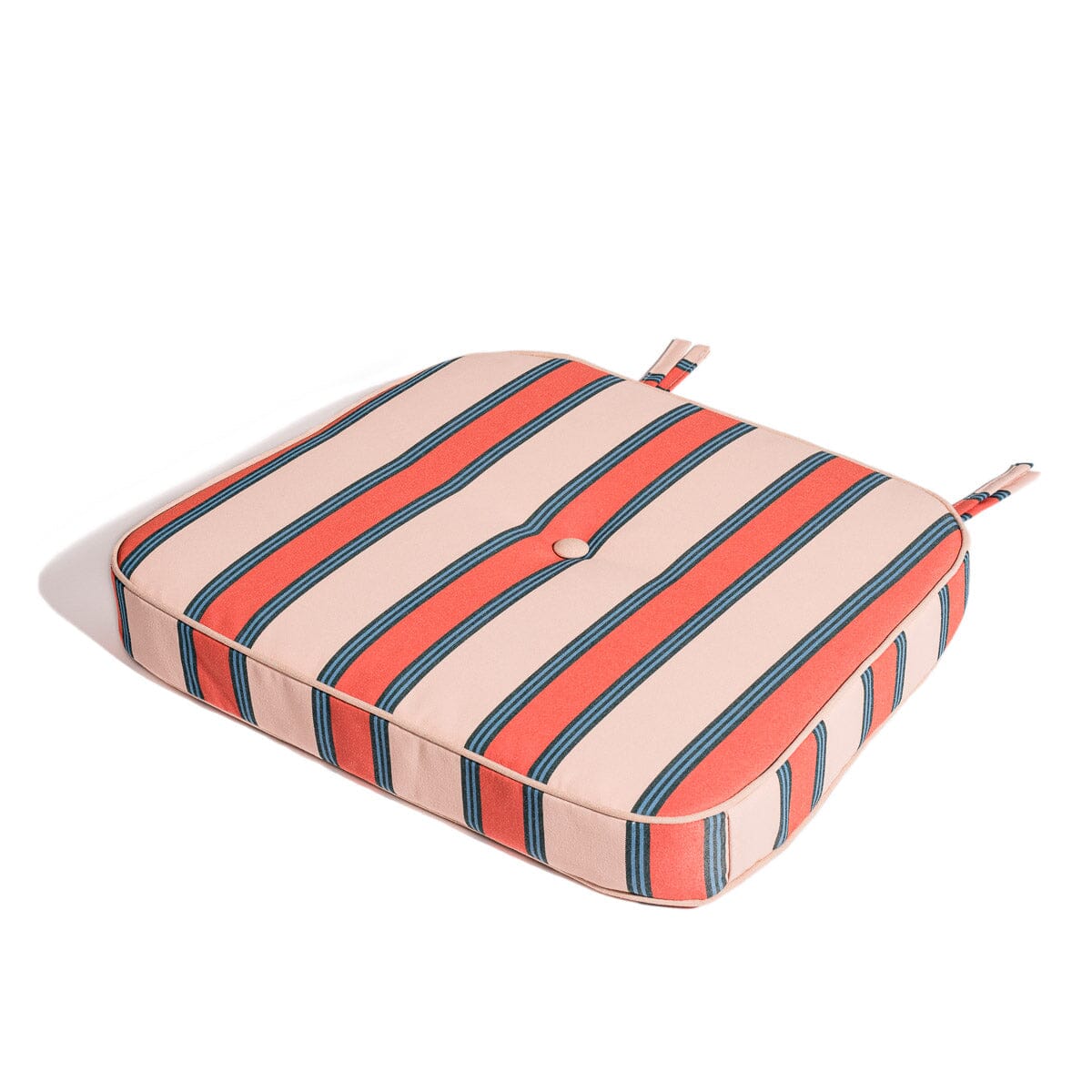 The Al Fresco Chair Cushion - Bistro Dusty Pink Stripe Al Fresco Chair Cushion Business & Pleasure Co 