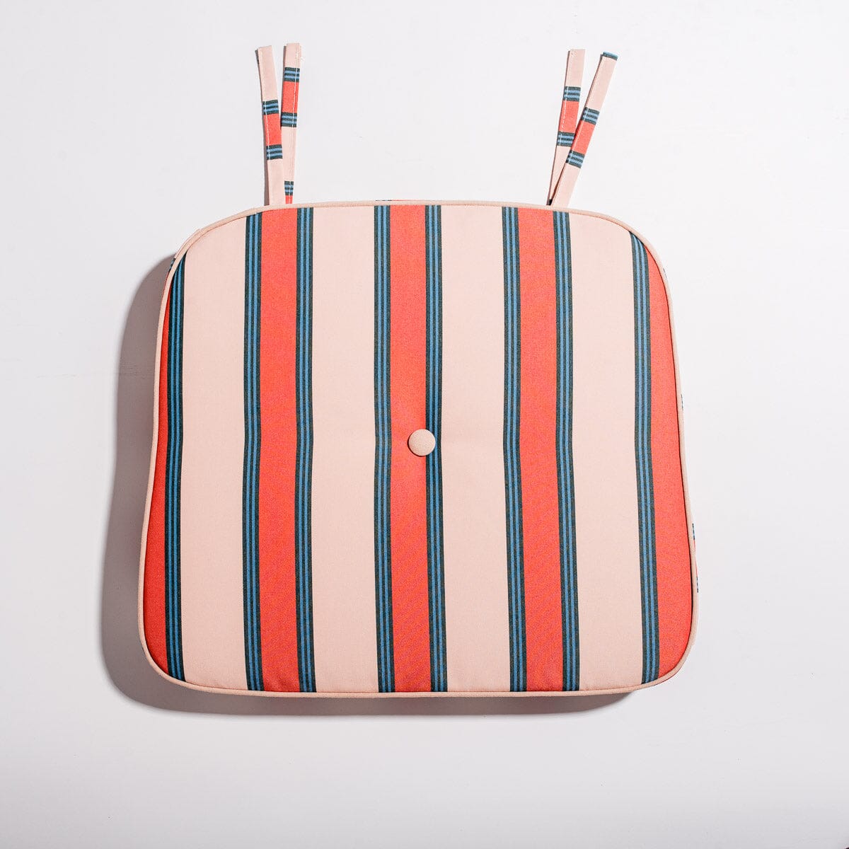 The Al Fresco Chair Cushion - Bistro Dusty Pink Stripe Al Fresco Chair Cushion Business & Pleasure Co