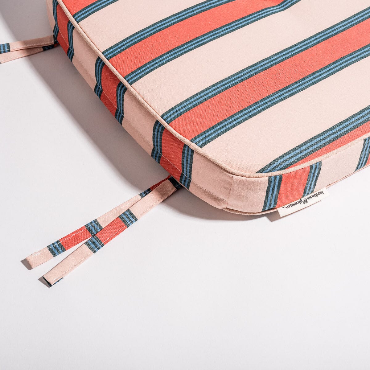 The Al Fresco Chair Cushion - Bistro Dusty Pink Stripe Al Fresco Chair Cushion Business & Pleasure Co