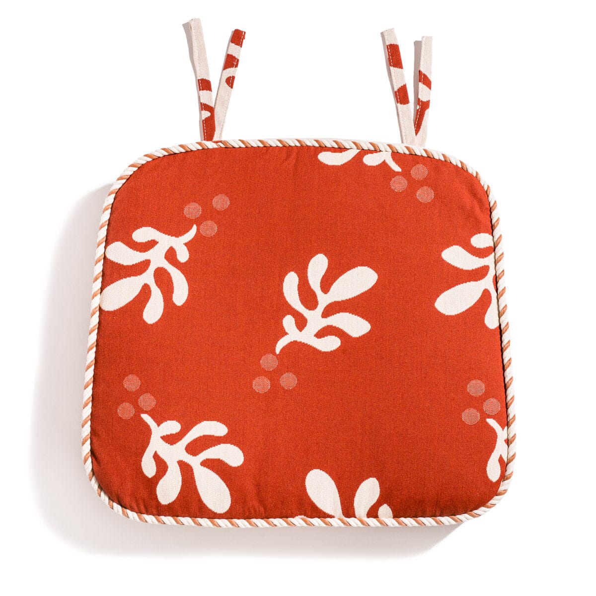 The Al Fresco Dining Chair Cushion - Benoît Le Sirenuse Jacquard Al Fresco Chair Cushion Business & Pleasure Co.