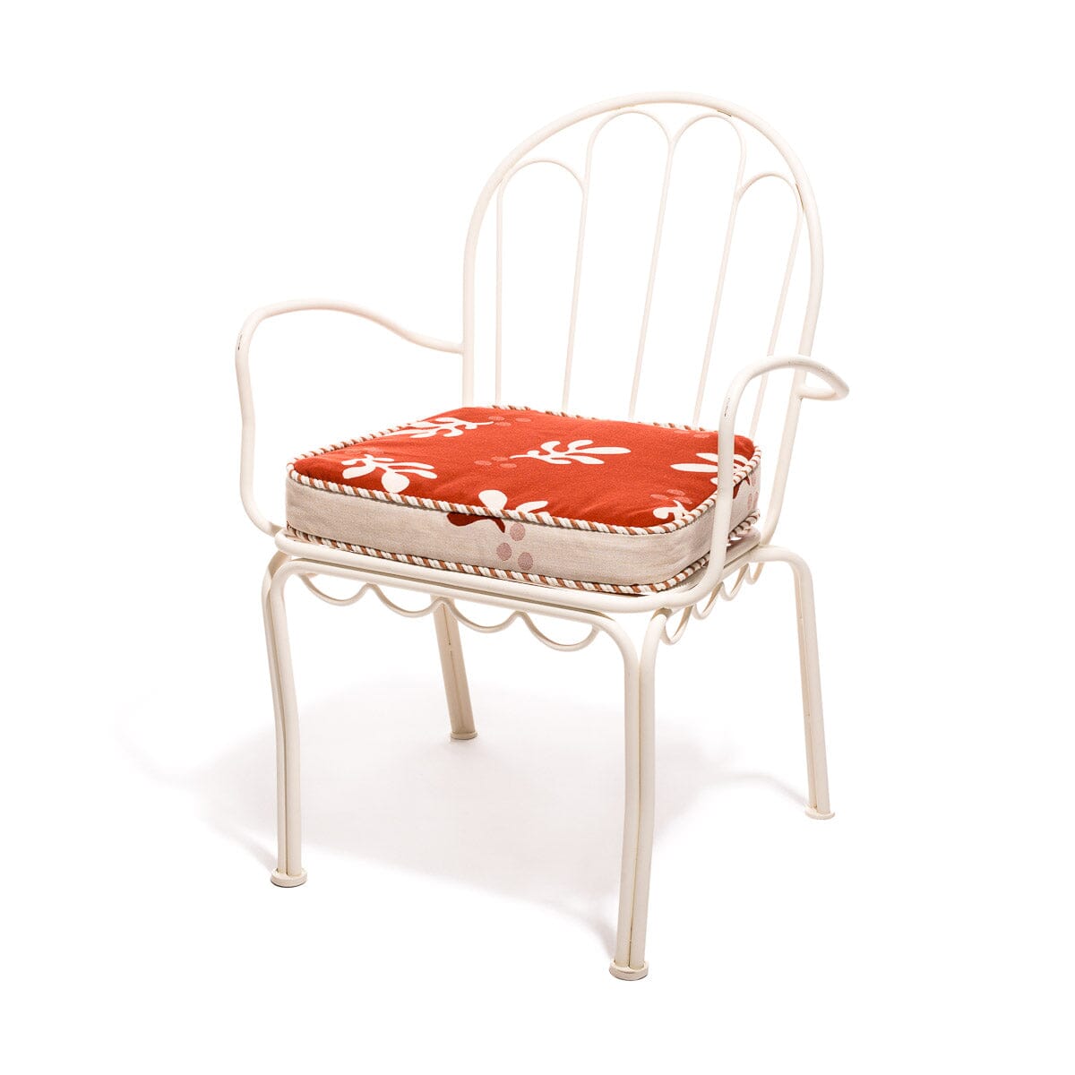 The Al Fresco Dining Chair Cushion - Benoît Le Sirenuse Jacquard Al Fresco Chair Cushion Business & Pleasure Co.