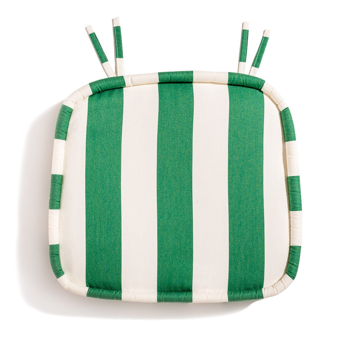 The Al Fresco Dining Chair Cushion - Crew Canyon Green Stripe Al Fresco Chair Cushion Business & Pleasure Co.