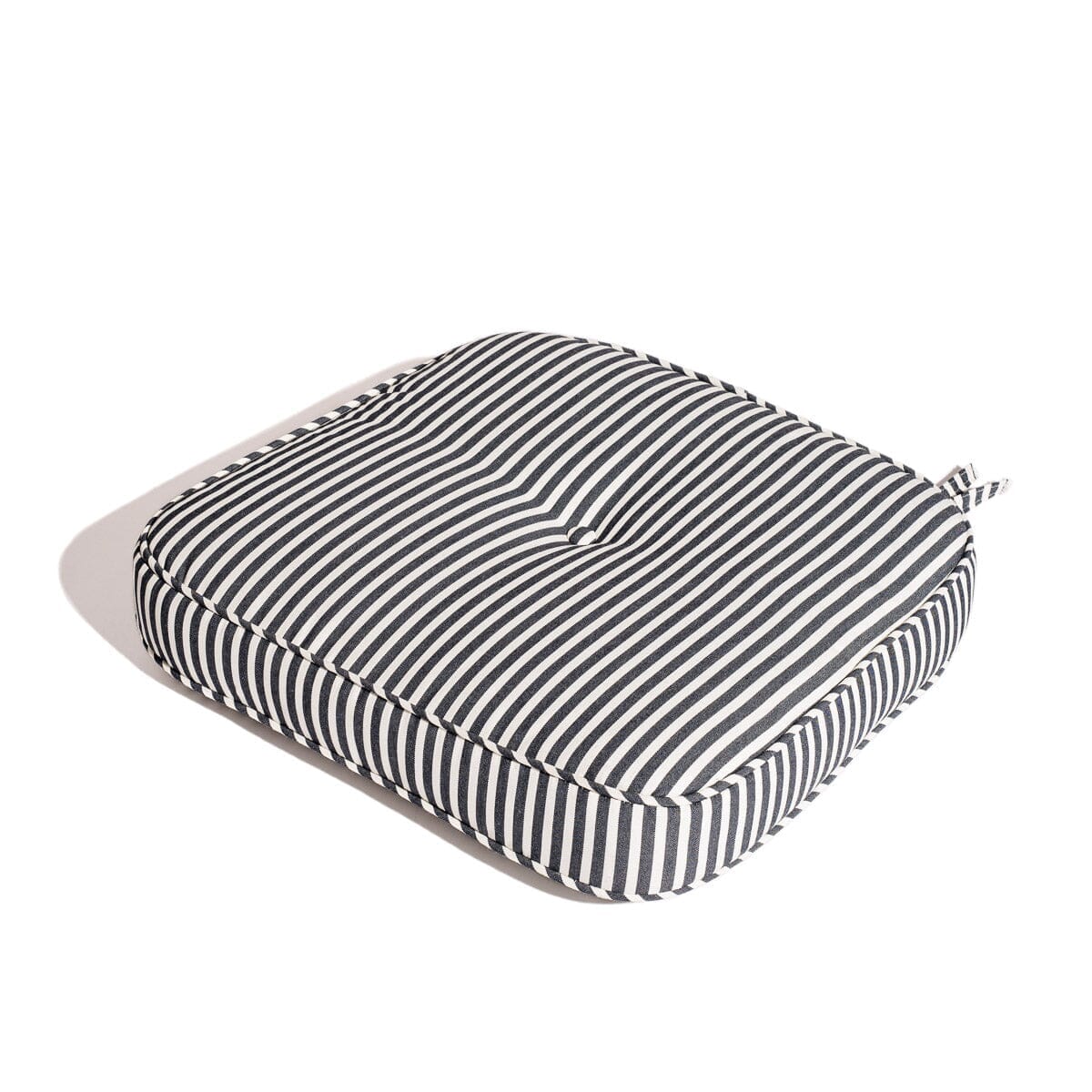 The Al Fresco Dining Chair in Lauren's Navy Stripe | Vintage Black Frame Business & Pleasure Co.