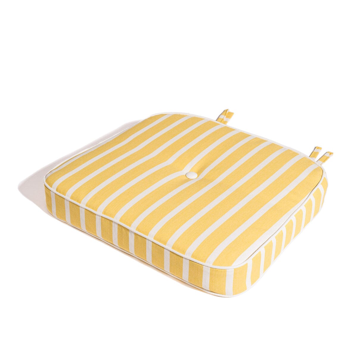 The Al Fresco Chair Cushion - Monaco Mimosa Stripe Al Fresco Chair Cushion Business & Pleasure Co 