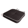 Swatch for The Al Fresco Dining Chair Cushion - Rivie Black