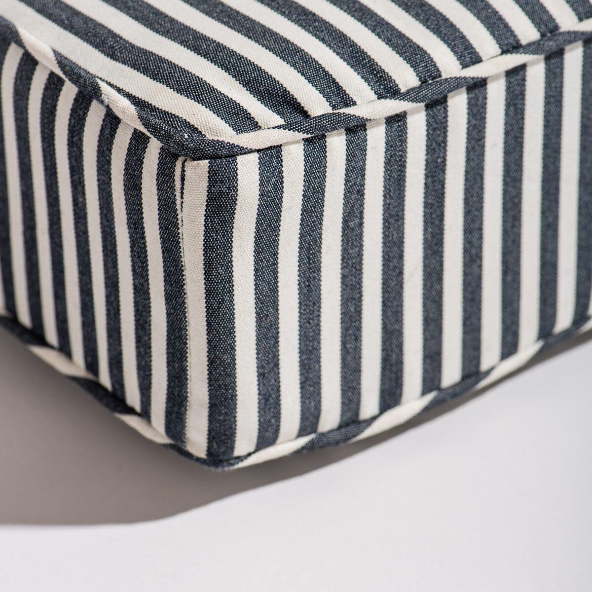 The Al Fresco Sun Lounger Cushion - Lauren's Navy Stripe Al Fresco Sun Lounger Cushions Business & Pleasure Co
