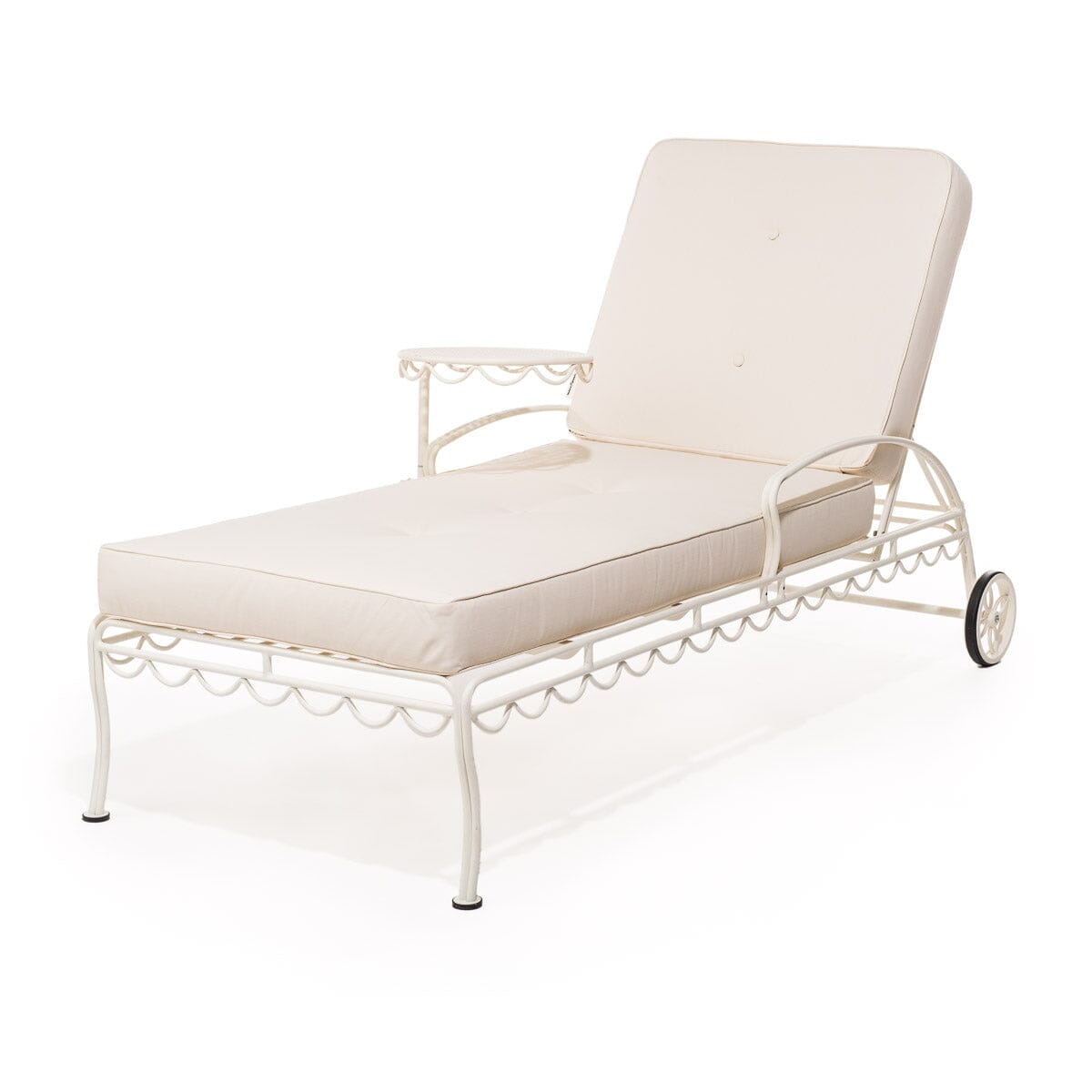 The Al Fresco Sun Lounger Cushion - Off White Al Fresco Sun Lounger Cushions Business & Pleasure Co