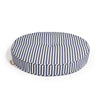 Swatch for The Circular Pillow - Lauren's Navy Stripe
