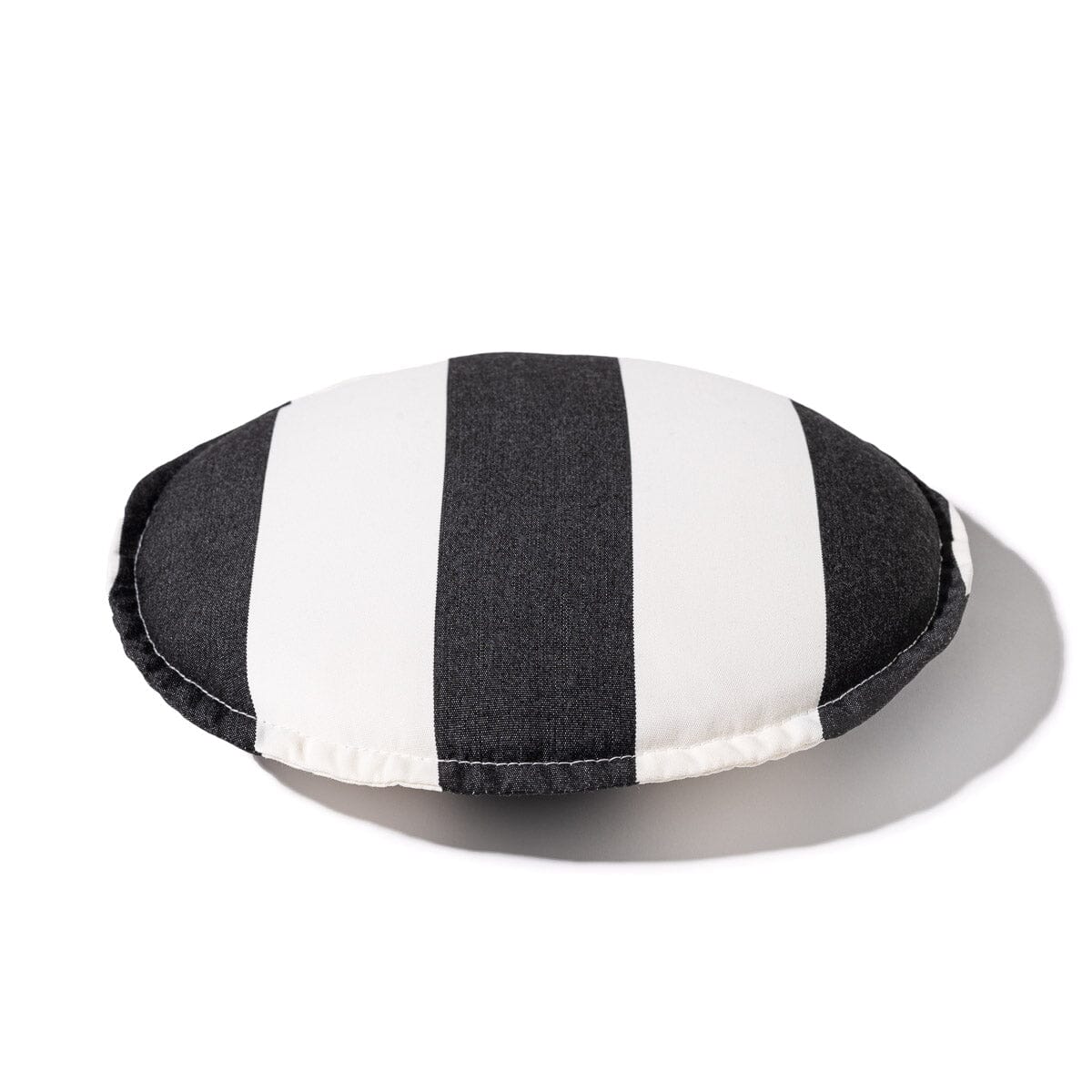 Daisy Teak Stool Crew Vintage Black Stripe | Teakwood Frame Daisy Stool Kit Business & Pleasure Co.