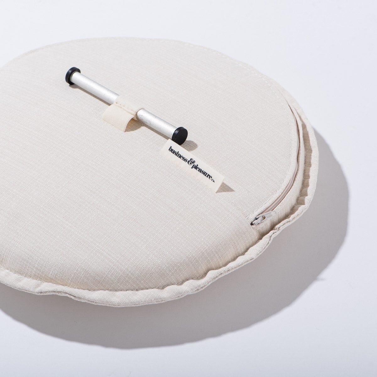 The Daisy Stool Cushion - Sandstone Daisy Stool Cushion Business & Pleasure Co.